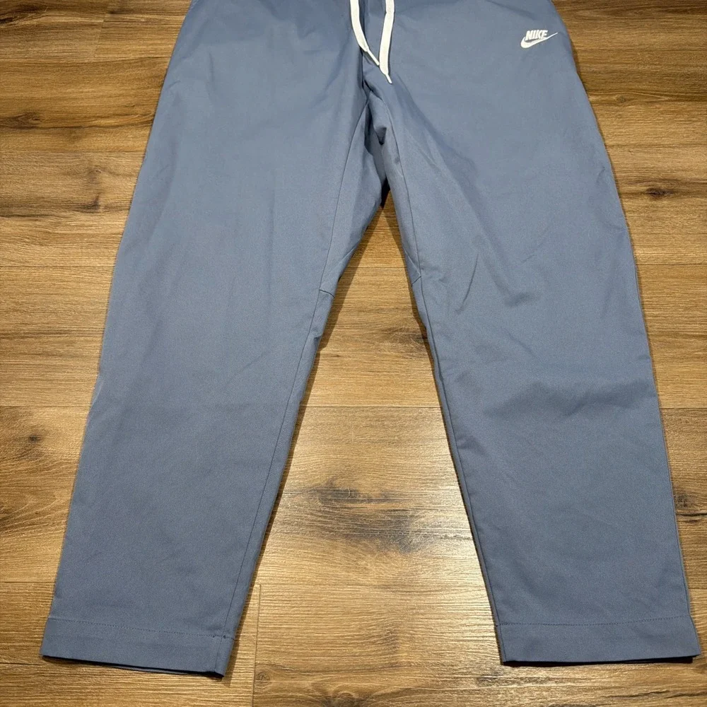 Nike Club Woven Standard Leg Tapered Fit Pants Mens Size XL Blue DX0623-491